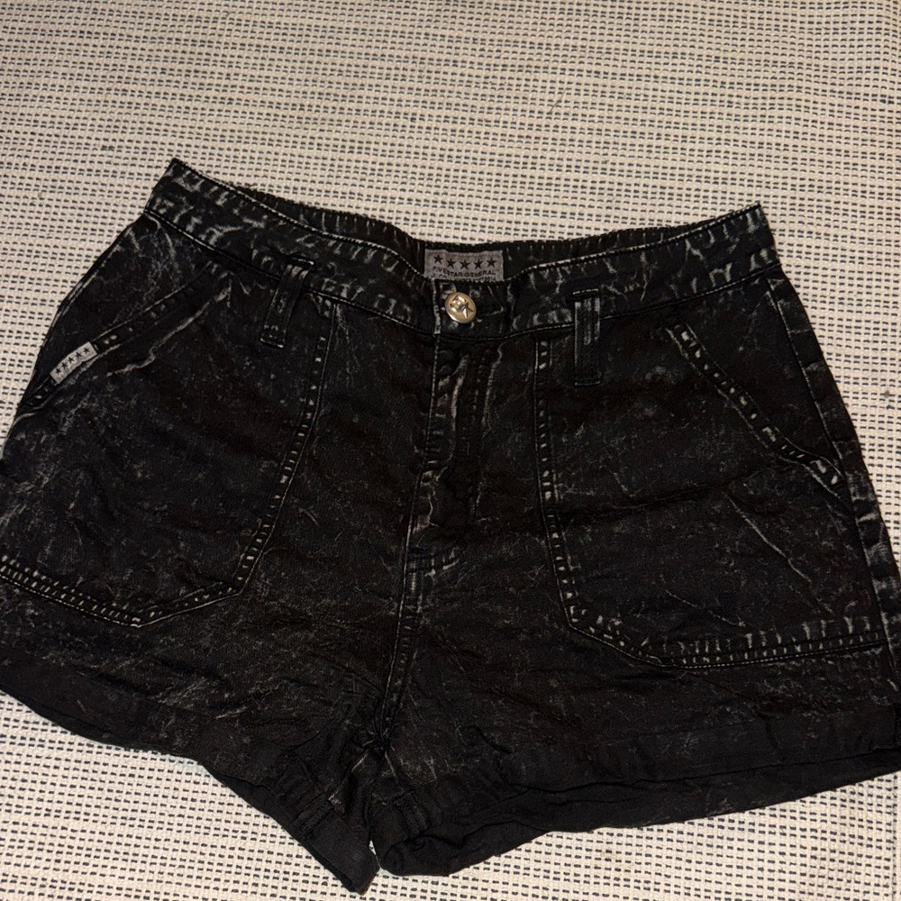 Guess Black Jean Shorts